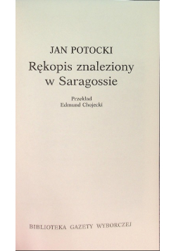 Rękopis znaleziony w Saragossie
