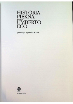 Historia piękna