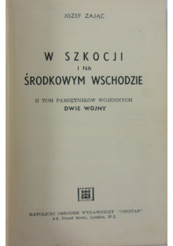 W Szkocji i na Środkowym Wschodzie