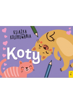 Książka do kolorowania Koty