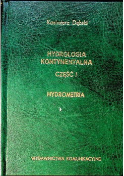Hydrologia kontynentalna Hydrometria