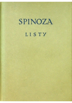 Spinoza Listy