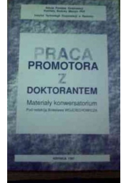Praca promotora z doktorantem