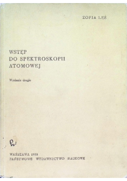 Wstęp do spektroskopii atomowej