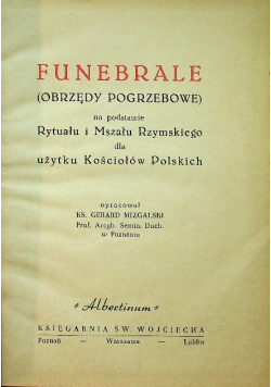 Funebrale obrzędy pogrzebowe