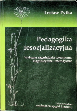 Pedagogika resocjalizacyjna