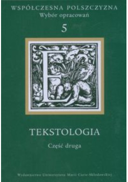 Tekstologia, Część 2