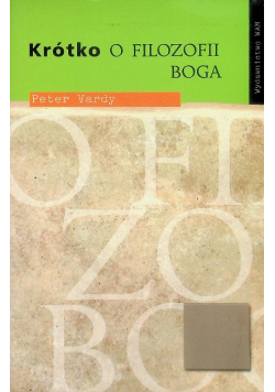 Krótko o filozofii Boga