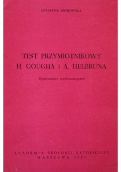 Test Przymiotnikowy H Gougha i A Helbruna