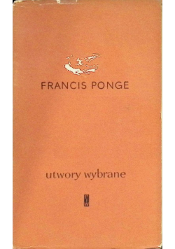 Ponge Utwory wybrane