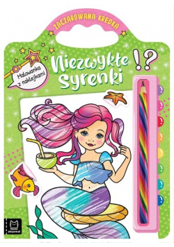 Niezwykłe syrenki. Malowanka z naklejkami