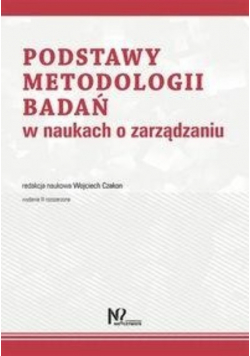 Podstawy metodologii badań w naukach o zarządzaniu