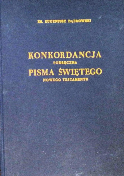 Konkordancja podręczna Pisma Świętego