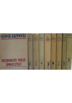 Krzywicki Dzieła Tom 1 do 9