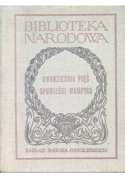 Dwadzieścia pięć opowieści wampira