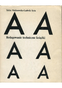 Redagowanie techniczne ksiązek