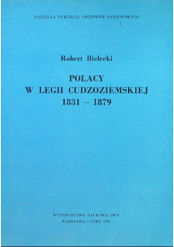 Polacy w legii cudzoziemskiej 1831 - 1879