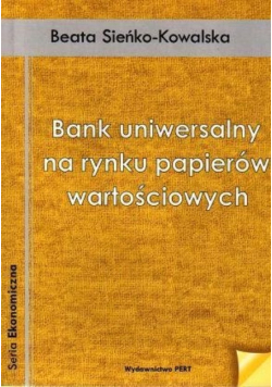 Bank uniwersalny na rynku papierów wartościowych