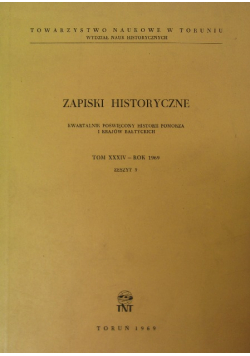 Zapiski historyczne Zeszyt 3 Tom XXIV
