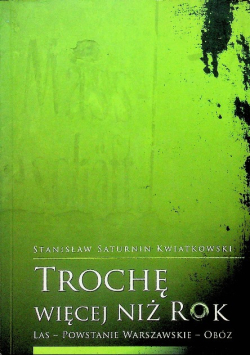 Trochę więcej niż rok