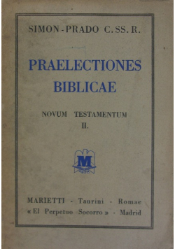 Praelectiones Biblicae