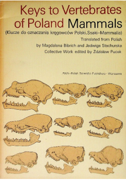 Keys to Vertebrates of Poland Mammals