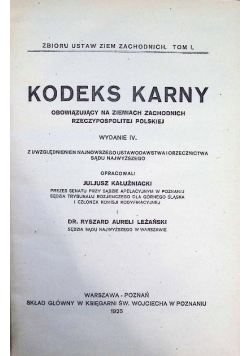 Kodeks Karny 1925 r.