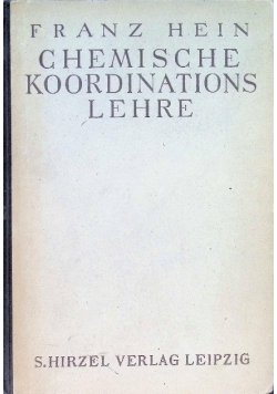 Chemische koordinations lehre