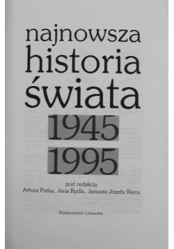 Najnowsza historia świata