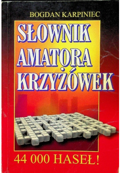 Słownik amatora krzyżówek