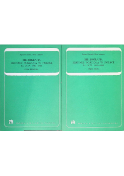 Bibliografia historii Kościoła 1980-1981 Część 1 i 2