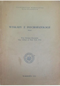 Wykłady z psychopatologii