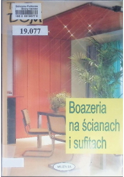 Boazeria na ścianach i sufitach