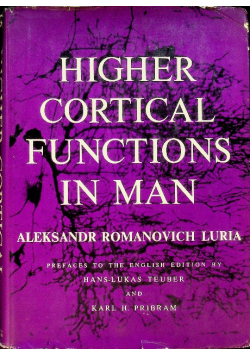 Higher cortical functions in man