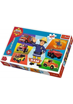 Puzzle 100 Pojazdy Strażaka Sama TREFL