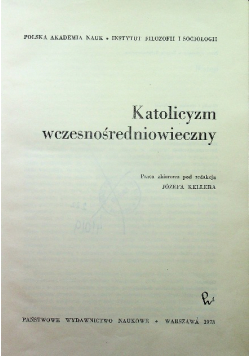 Katolicyzm wczesnośredniowieczny