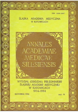 Annales academiae medicae silesiensis