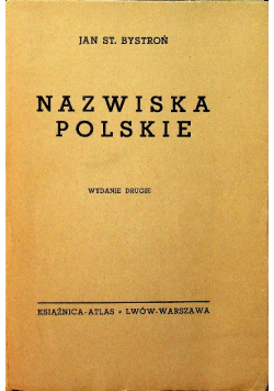 Nazwiska polskie 1936 r.