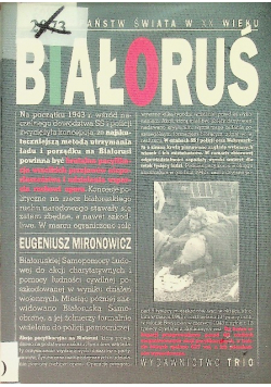 Historia Państw Świata w XX wieku Białoruś
