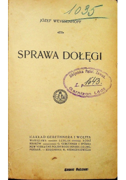 Sprawa Dołęgi, 1901 r.