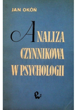 Analiza czynnikowa w psychologii