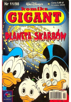 Komiks Gigant Indiana Dżems i świątynia małp Nr 3 / 98