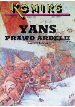 Komiks fantastyka Nr 2 Yans prawo Ardelii