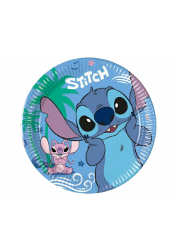 Talerzyki papierowe Stitch&Angel 20cm 8szt