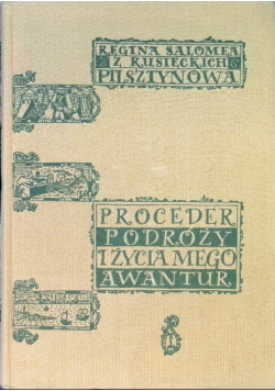 Proceder podróży i życia mego awantur