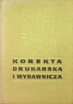 Korekta drukarska i wydawnicza