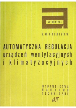 Automatyczna Regulacja urządzeń wentylacyjnych i klimatyzacyhnych