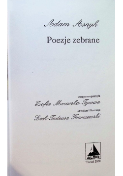 Poezje zebrane