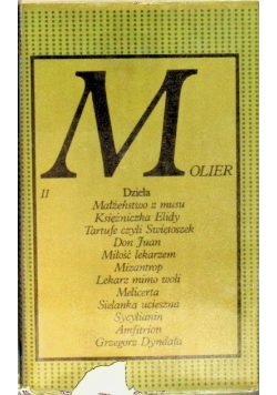 Molier Dzieła Tom II