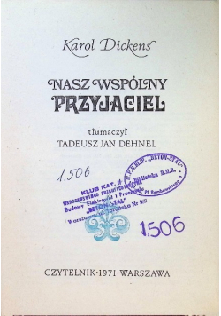 Dikens nasz wspólny przyjaciel
